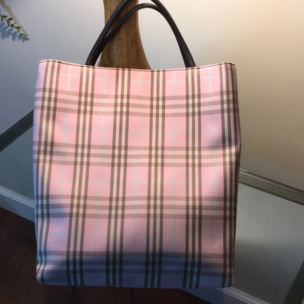 Burberry Nova Check pink  shopper tote